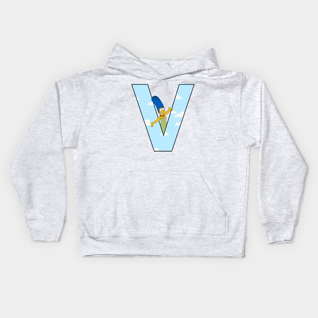 Simpsons letter Kids Hoodie by ZoeBaruch